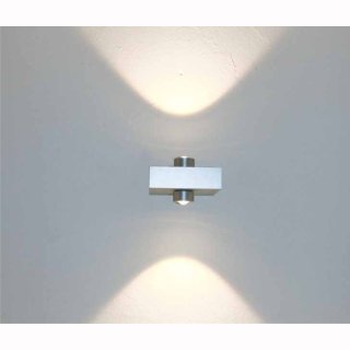 Focus Wala LED 2x3,1W 630Lm 2700K alu geschliffen 