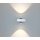 Focus Wala LED 2x3,1W 630Lm 2700K alu geschliffen 