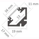 Mikalux Winkelprofil Sophia, IP65, f&uuml;r einfache...