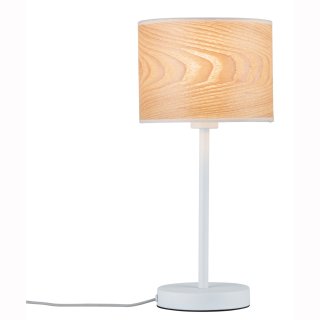 Tischleuchte Neordic Neta wei&szlig;/Holz max.20W, E27 796.38