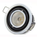 Downlight Sys-68 COB 10W IP65 CRI 95 dimmbar mit Trafo, Einbauring DA=83mm