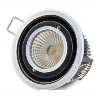 Downlight Sys-68 COB 10W IP65 CRI 95 dimmbar mit Trafo, Einbauring DA=83mm warmwei&szlig; 3000K