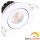 Downlight COB Nichia 7W CCT (2000K-3000K), 36&deg;, CRI95, schwenkbar, DA=68-73mm DTW