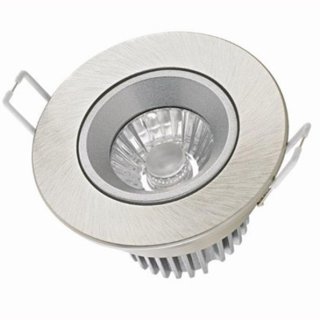 Downlight Argent 6W 2700K, 36&deg;, IP20, DA=68, dim