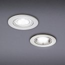 Downlight DTW Haled 10W CCT gelb-dimmbar DTW 2200-2700K, 36&deg; CRI&gt;95 DA=68mm, interner Trafo wei&szlig; oder nickel