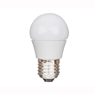 LED Kugelbirne Ecolux 6W 470lm, E27, dimmbar, warmweiss 2700K