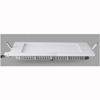 Panelleuchte flach Einbau wei&szlig;, quadratisch, LED 24W, 30x30x1,5cm mit Federn, 4000K