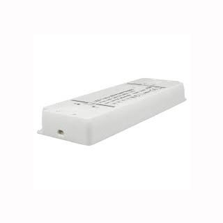 Gleichstrom-LED-Trafo 24V/DC, 0-50W, T&Uuml;V CE MM flach, 9204601, Powerline wei&szlig;