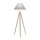 Stehlampe Tridente PT1, E27, Naturholz, H:160