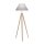 Stehlampe Tridente PT1, E27, Naturholz, H:160