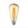 LED Rustikalampe filament 7W, 330&deg;, 720lm, warmweiss 2400K dimmbar gold