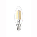 Kerzenbirne LED Faden Filament 2,5W 200lm, E14, dimmbar,...