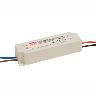 MeanWell LED Trafo LPC 35, 35W IP67 DC 700mA konstanter Strom - nur in Serienschaltung!