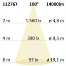 High Bay Hallenleuchte Hallenleuchte 100W Luxeon / Meanwell