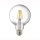 LED Globe filament E27, 8,5W, 330&deg;, 806lm, warmweiss 2700K, &Oslash;95, dim, klar, RA&gt;90