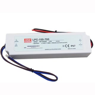 MeanWell LED Trafo LPC 100.1W IP67 DC 700mA konstanter Strom