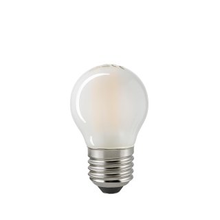 LED Fadenbirne E27 filament 4,5W matt, 330&deg;, 470lm, warmweiss 2700K, dimmbar