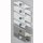 Alu Einbau-Profil Midi PN7  f. LED-Streifen, 26,8/33,8 x 26mm, silber elox, pro Meter f&uuml;r Abdeckung C10, C11, C12, C13