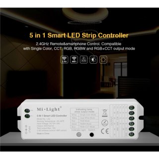 2.4  Smart 5 in 1 Controller 12V/24V  f. RGB+CCT Flex Stripe LS2