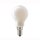 Kugelbirne LED Faden Filament 4,5W 470lm, E14, dimmbar, warmweiss 2700K opal, CRI 90
