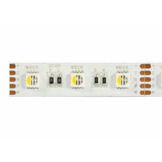Flex Stripe SMD5050/60, RGB+W 4-Chip,24V,10mm,18W/m, IP20 RGB+3000K warmwei&szlig;