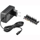 Universal-Steckernetzteil inkl. 7 DC-Adapter max. 24 W...