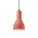 Pendelleuchte Oil-1 SP1, Beton / terracotta,  E27 &Oslash;15, Kabel schwarz