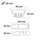 Downlight Spot 15W, 4000K, DA85, 45&deg;, CRI90, wei&szlig;, schwenkbar, dim