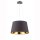 Pendelleuchte Nordik SP4, &Oslash;50, 4xE27 schwarz/gold