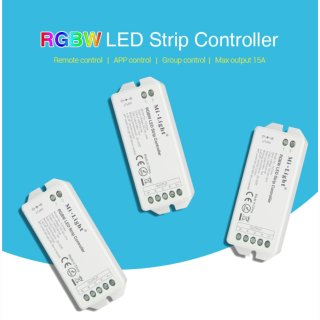 2.4 MiLight Controller 12V/24V 4-Zonen  f. RGB+W Flex Stripe FUT044, max. 6/15A