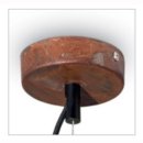 H&auml;ngeleuchte Electric SP4 4xE27, Metall/corten/Keramik