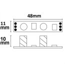 Mini-Touch-Dimmer f&uuml;r LED-Streifen max. H:10mm, max: 24V/8A wei&szlig;dynamisch 