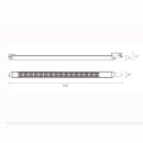 LED Schienenleuchte Xline 3-Phasen 30W, 3000-3300lm, L:928mm