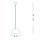Pendelleuchte Folk SP1 D40, E27 corten