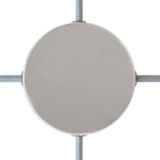 Baldachin mit 4 seitlichen Ausg&auml;ngen 120mm chrom