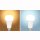 E27, LED- Kugelbirne, 12W, RGB+dualwei&szlig;(WW+KW), bedienbar mit 2.4G RF-Fernbedienung (23115540)