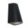 LED- Wandlampe Logan up&amp;down rund konisch,  2x4W, GU10, 345lm, 2700K, IP54 schwarz 1498ZW