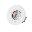 LED Downlight 6W Argent 36&deg; CRI90, dim, wei&szlig;,...