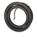 Einbauring Kombi, innerer Ring, MR16/GU10 schwenkbar schwarz