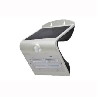 LED Solar Wandleuchte mit Bewegungsmelder max. 400lm, 3000K, Li-Ion, IP65