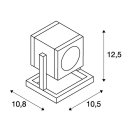 Outdoor- Bodenleuchte, Cubix 1, GU10, IP44