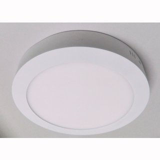 Panelleuchte flach Aufbau, rund, LED 24W, D 30cm, H 3,8cm, dim