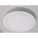 Panelleuchte flach Aufbau, rund, LED 24W, D 30cm, H...