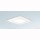 LED Deckenleuchte Oblio 45W 4050lm 3000K 48x48cm wei&szlig; oder Blattgold, Glas satiniert