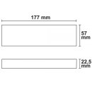 Gleichstrom-LED-Trafo 12V/24V, 0-50W flach dim