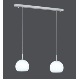 Pendelleuchte Bolero 2xE14, Glas opal &Oslash;16cm