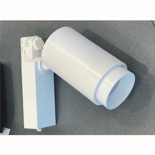 Stromschienenstrahler MikaLux PRO Zoom 30W, 2700-6000K CCT &uuml;ber / mit Fernbedienung, Focus 15-60&deg;, dimmbar silber