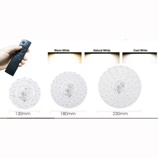 IR-Fernbedienung f&uuml;r Einbau-LED-Inlay Modul Set CCT-8-24W