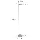 LED- Stehlampe Turound 10W 2700K dim schwenkbar