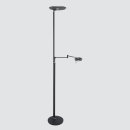 LED- Stehlampe Turound 10W+ 40W, 2700K, 4000+1000lm dim schwenkbar